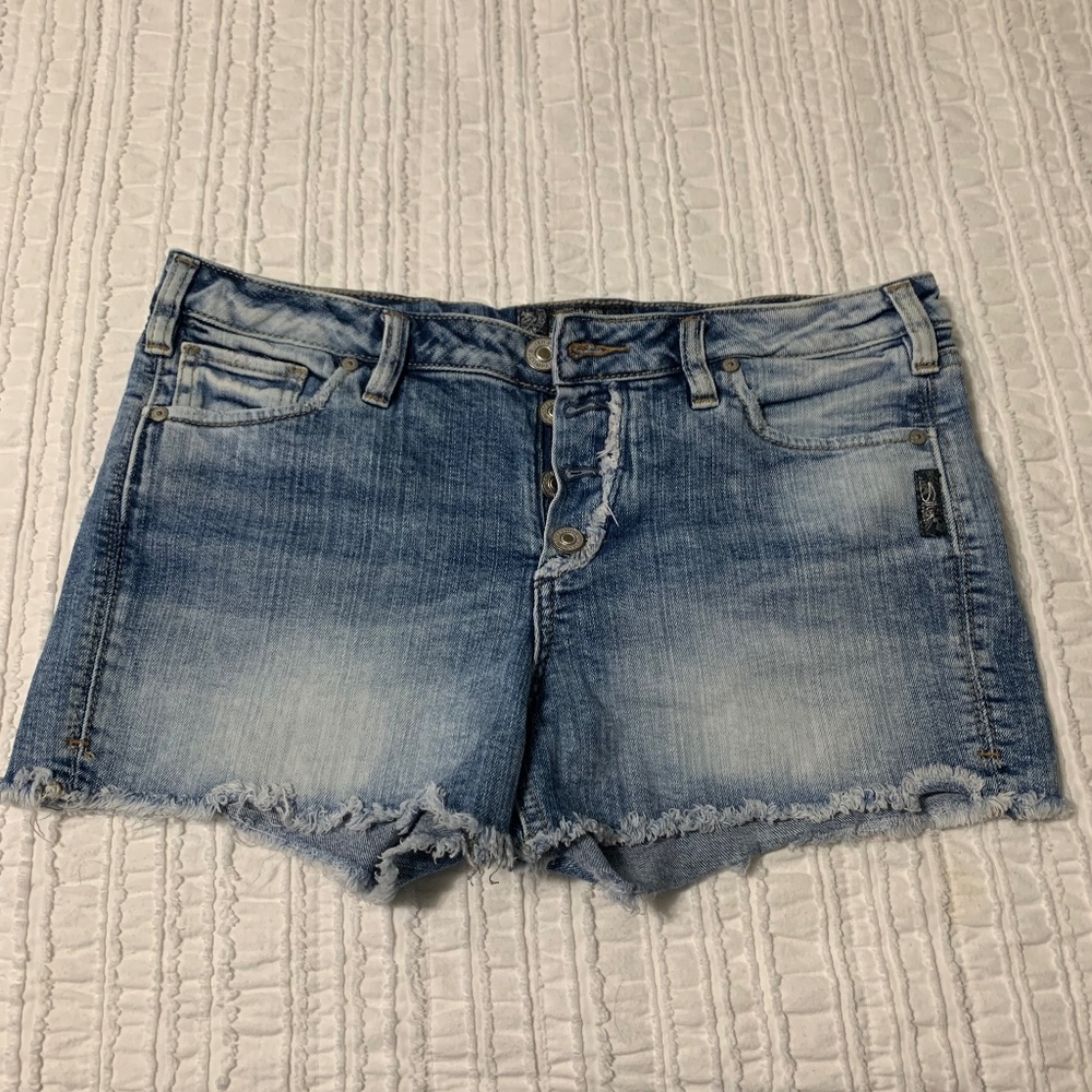 Silver Jeans co Boyfriend Mid Short